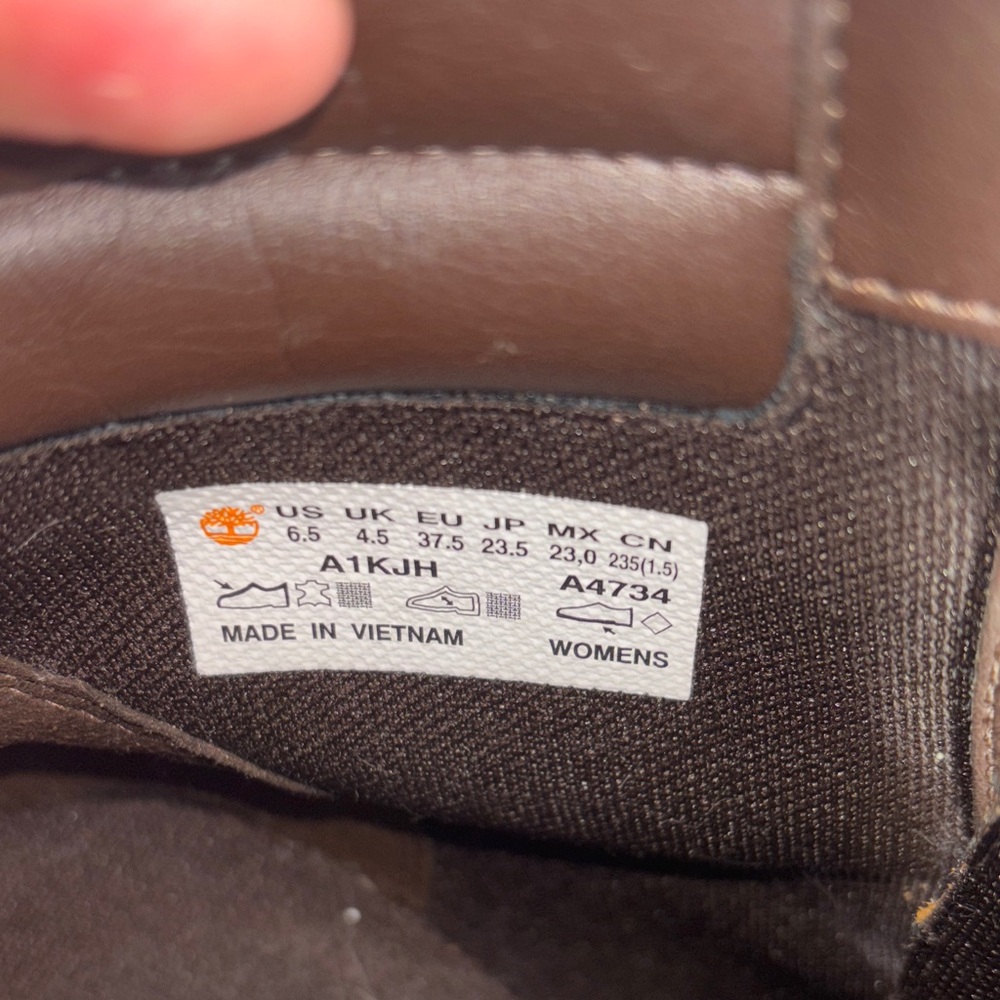 Timberland Women's Brown Lace-Up Boots - Picture 7 of 7
